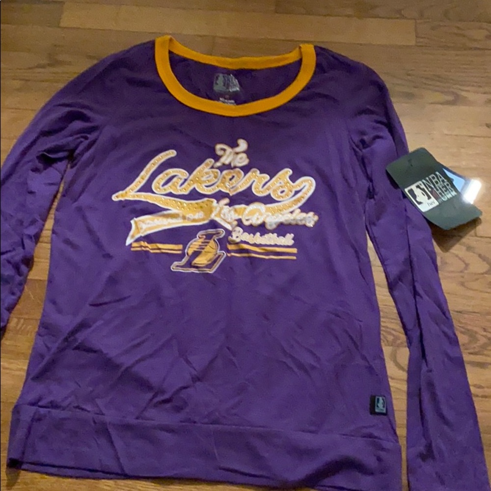 NBA 4 Her by UNK Lakers long sleeve t shirt